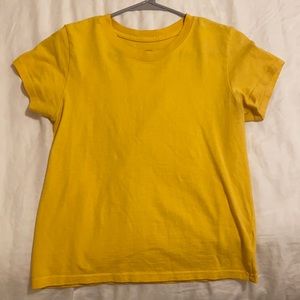 Yellow/gold T-shirt from Urban Outfitters